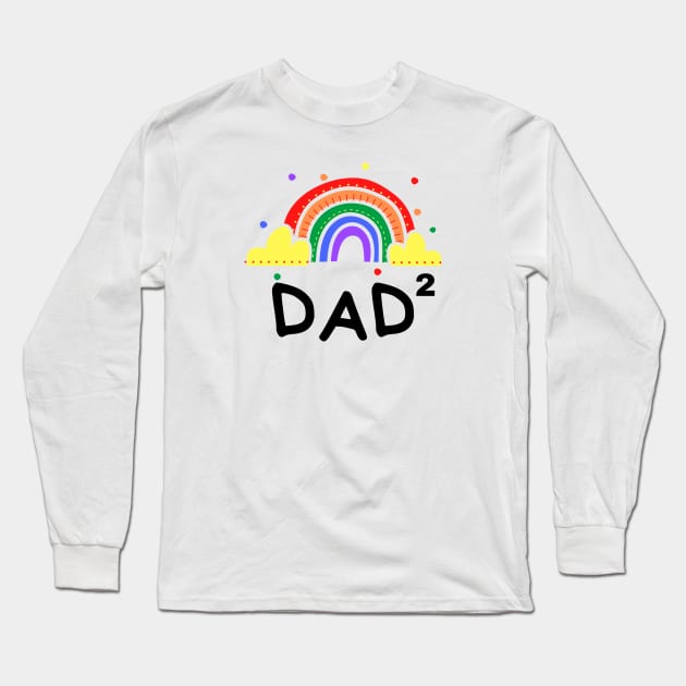 Two Dads Long Sleeve T-Shirt by Mplanet